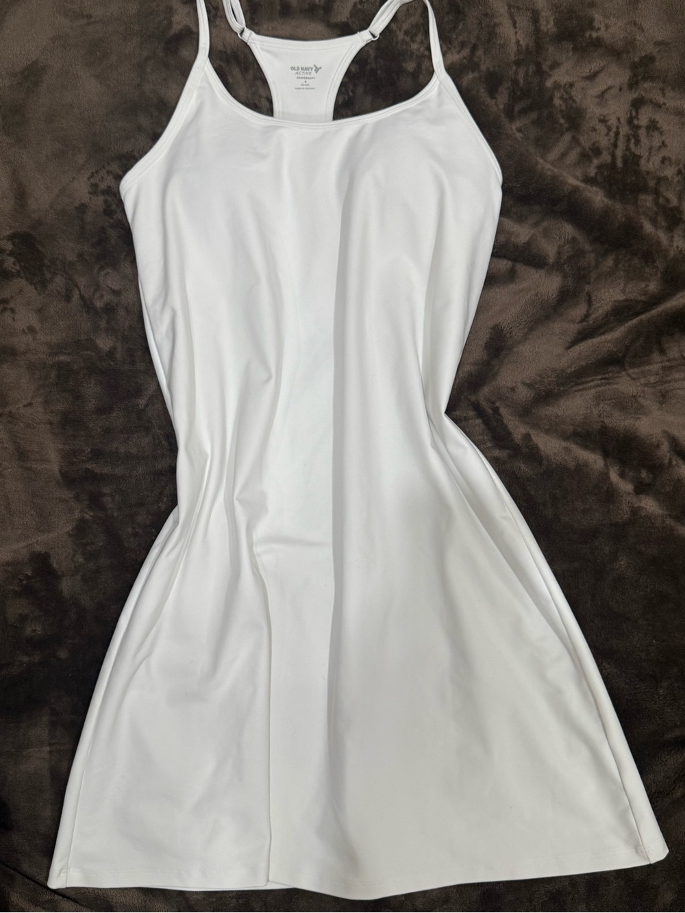 Old Navy White Racerback Mini Dress